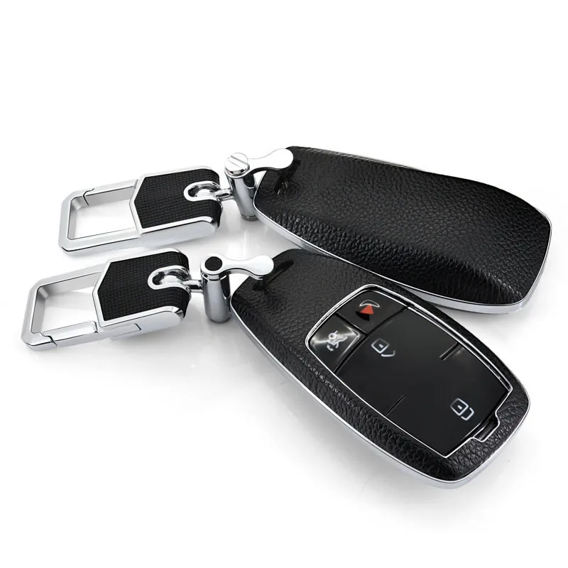 Leather Car Key Cover Case Shell Bag Protective soft For Mercedes Benz 2017 E Class W213 2018 S class Accessories Car styling
Leather Car Key Cover Case Shell Bag Protective soft For Mercedes Benz 2017 E Class W213 2018 S class Accessories Car styling