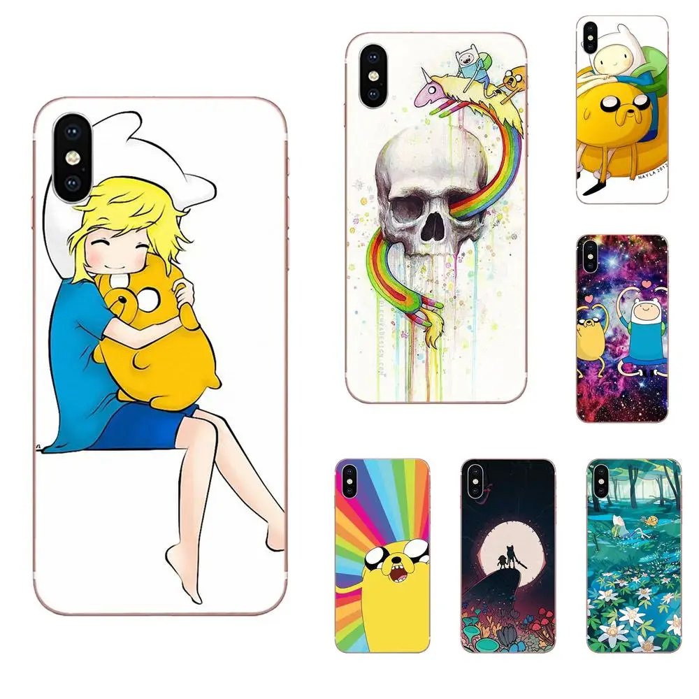 Чехол-сумка из мягкого ТПУ для Xiaomi Redmi mi10 lite Pro Note 9 PRO Max 9s Mi9 K30 K20 Adventure Time Finn Jake |