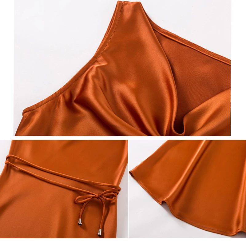 Women Causal Sleeveless Pencil Dress Neon Satin lace up 2021 Summer Solid Drawstring Waist Beach Party Sundress Slim Tops
Women Causal Sleeveless Pencil Dress Neon Satin lace up 2021 Summer Solid Drawstring Waist Beach Party Sundress Slim Tops