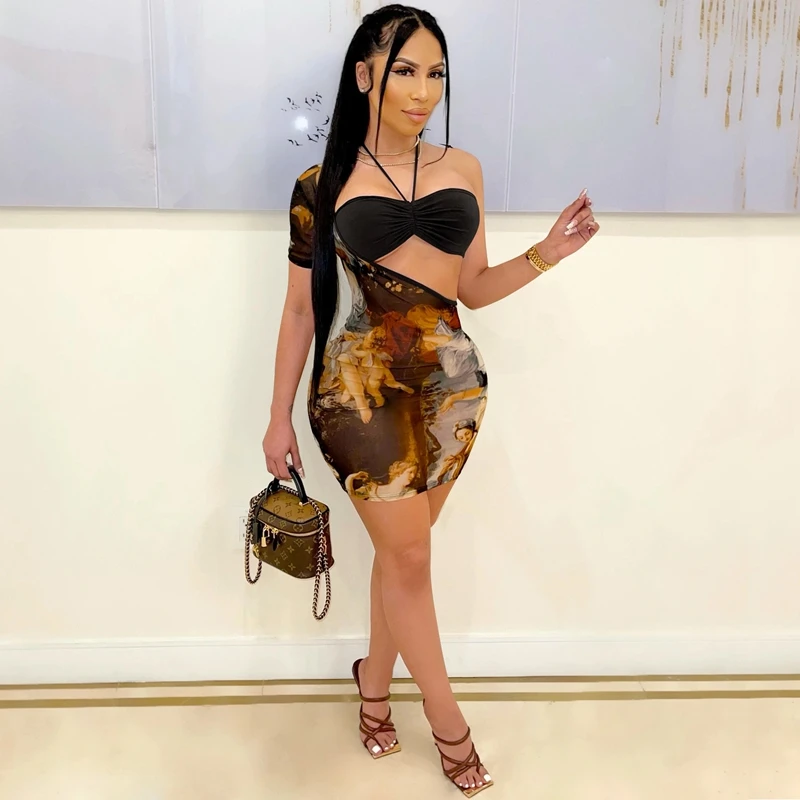 Летняя одежда, сексуальный комплект из двух предметов, женский топ с косым плечом и коротким рукавом + платье, Клубные наряды, уличная одежда...
Летняя одежда, сексуальный комплект из двух предметов, женский топ с косым плечом и коротким рукавом + платье, Клубные наряды, уличная одежда...