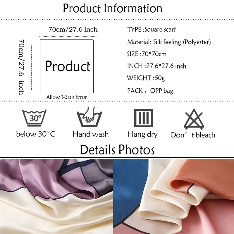 Solid Silk Square Neck Scarf Women's Foulard Hair Band Neckerchief Head Scarves Bandana Shawls Lady Wraps Pashmina 2021
Solid Silk Square Neck Scarf Women's Foulard Hair Band Neckerchief Head Scarves Bandana Shawls Lady Wraps Pashmina 2021