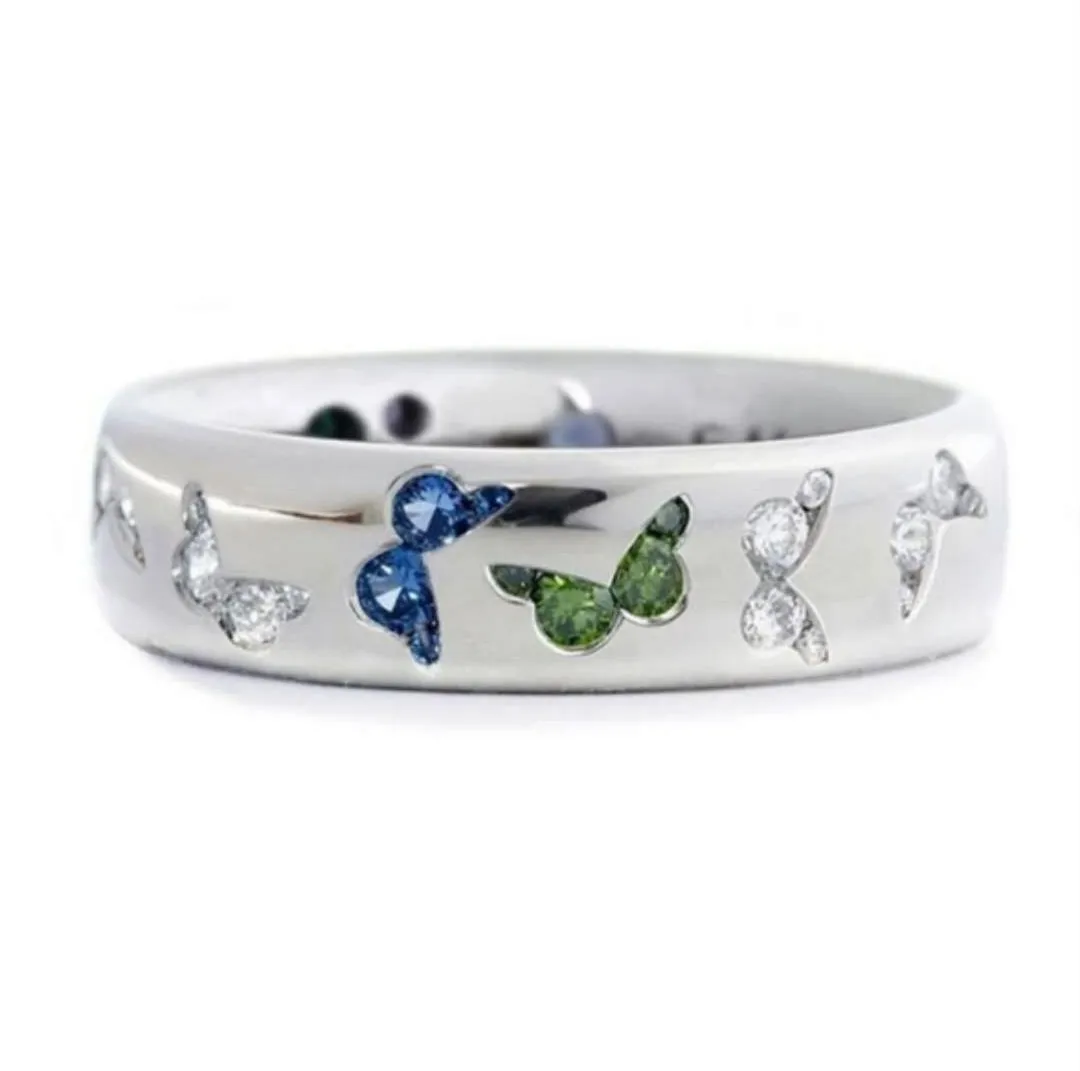 Creative 8 Styles Beautiful Lovely Colorful Butterfly Animal Inlaid Crystal Zircon Female Ring for Women Party Jewelry
Creative 8 Styles Beautiful Lovely Colorful Butterfly Animal Inlaid Crystal Zircon Female Ring for Women Party Jewelry