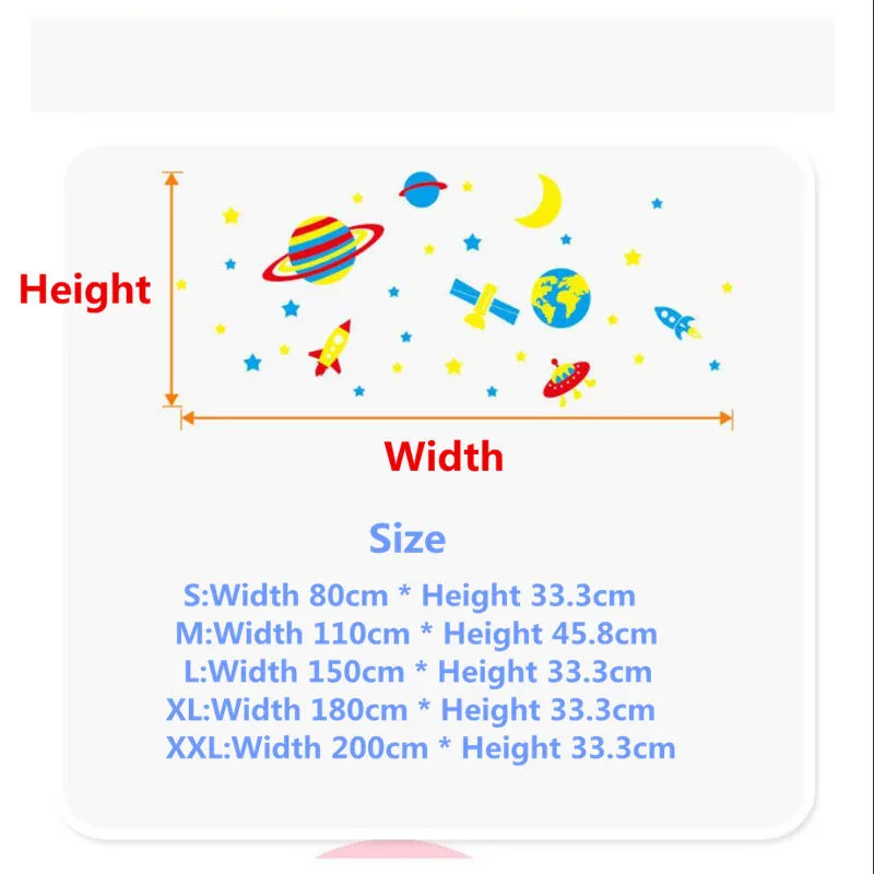 Universe Pattern Sticker Creative Kids Children Bedroom Wall Sticker Classroom Wall Decals Removable Decal Art Mural For Home
Universe Pattern Sticker Creative Kids Children Bedroom Wall Sticker Classroom Wall Decals Removable Decal Art Mural For Home