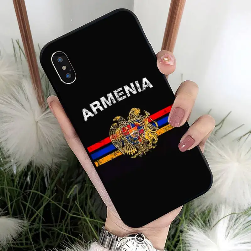Чехол для телефона с арменским флагом iPhone 12 Mini 11 Pro XS Max X XR 7 8 Plus | Мобильные