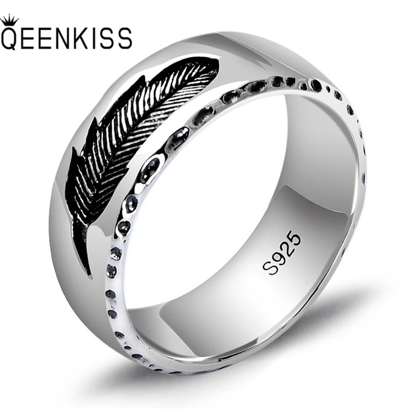 QEENKISS RG6688 Fine Jewelry Wholesale Fashion male Man Birthday Wedding Gift Retro Round Feather 925 Sterling Silver Open Ring
QEENKISS RG6688 Fine Jewelry Wholesale Fashion male Man Birthday Wedding Gift Retro Round Feather 925 Sterling Silver Open Ring