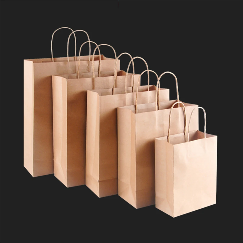 10pcs Kraft Paper Bag with Handles Solid Color Gift Packing Bags for Store Clothes Wedding Christmas Party Supplies Handbags
10pcs Kraft Paper Bag with Handles Solid Color Gift Packing Bags for Store Clothes Wedding Christmas Party Supplies Handbags