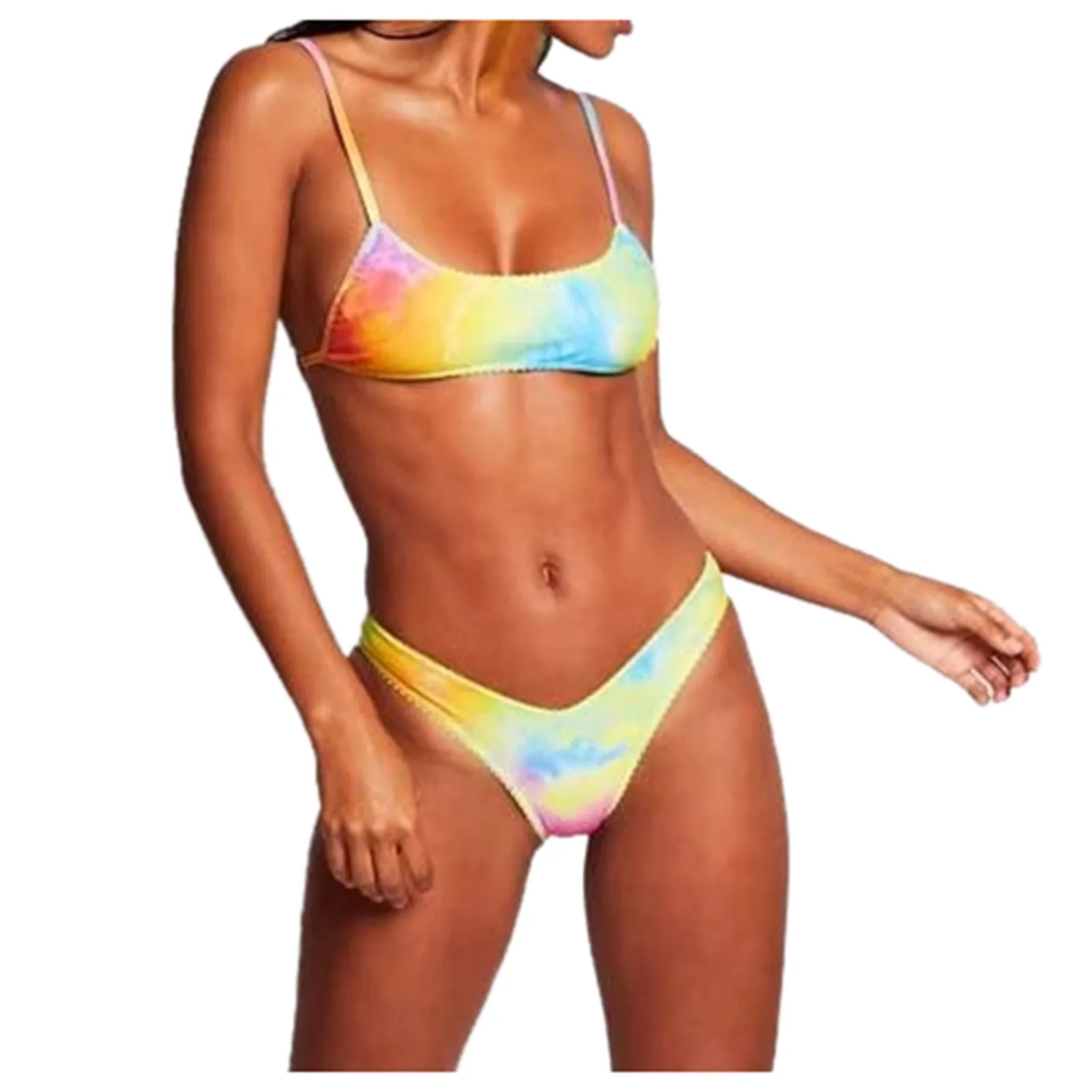 2021Women's Swimming Female Swimwear Swimsuit Suit Sexy Solid Color Bandage Swimsuit Bathing Suit Halter Bikini Bather Beachwear
2021Women's Swimming Female Swimwear Swimsuit Suit Sexy Solid Color Bandage Swimsuit Bathing Suit Halter Bikini Bather Beachwear