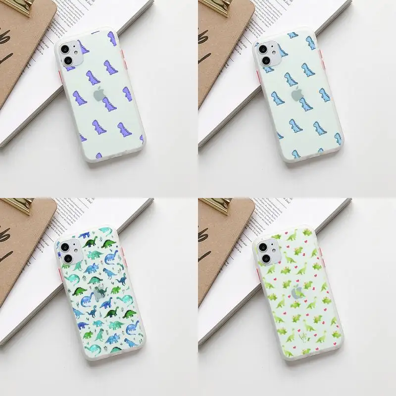 cute dinosaur Camera Protection Bumper Phone Case For iPhone11 12Pro XS X 8 7 Plus Max XR Translucent Matte Back Cover
cute dinosaur Camera Protection Bumper Phone Case For iPhone11 12Pro XS X 8 7 Plus Max XR Translucent Matte Back Cover