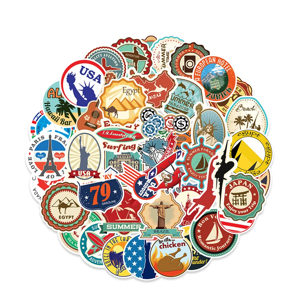100Pcs/Lot Travel Around The World Famous Buildings For Kids Toys Stickers Suitcase Notebook Car Styling Laptop Stationery
100Pcs/Lot Travel Around The World Famous Buildings For Kids Toys Stickers Suitcase Notebook Car Styling Laptop Stationery