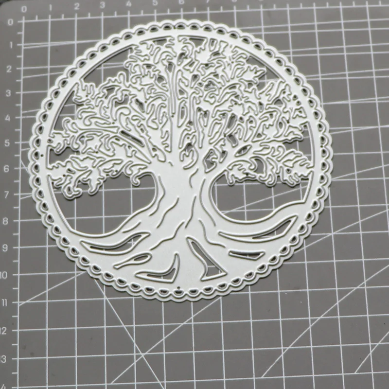 Lace Circle Border Tree Background Metal Cutting Dies Cut Die Scrapbooking Craft Paper Knife Mould Blade Punch Stencils Dies
Lace Circle Border Tree Background Metal Cutting Dies Cut Die Scrapbooking Craft Paper Knife Mould Blade Punch Stencils Dies