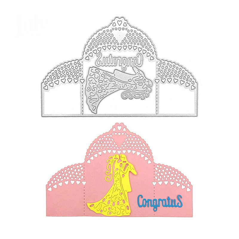 Cutting Dies Stencil Wedding Scene Metal Blade Punch Knife Mould Embossing Craft Template Scrapbooking DIY Decorative Card Paper
Cutting Dies Stencil Wedding Scene Metal Blade Punch Knife Mould Embossing Craft Template Scrapbooking DIY Decorative Card Paper