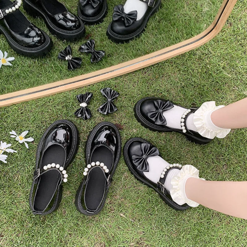 Women Spring Japanese Mary Jane Shoes Women Lolita Shoes Vintage Students JK Uniform High Heel Platform Shoes Plus Size 35-40
Women Spring Japanese Mary Jane Shoes Women Lolita Shoes Vintage Students JK Uniform High Heel Platform Shoes Plus Size 35-40