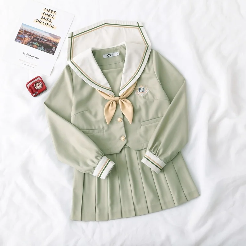 Women's clothing High-end Uniforms JK uniform sweet Japanese Suit College style Female student cosplay Performance Stage suit
Women's clothing High-end Uniforms JK uniform sweet Japanese Suit College style Female student cosplay Performance Stage suit