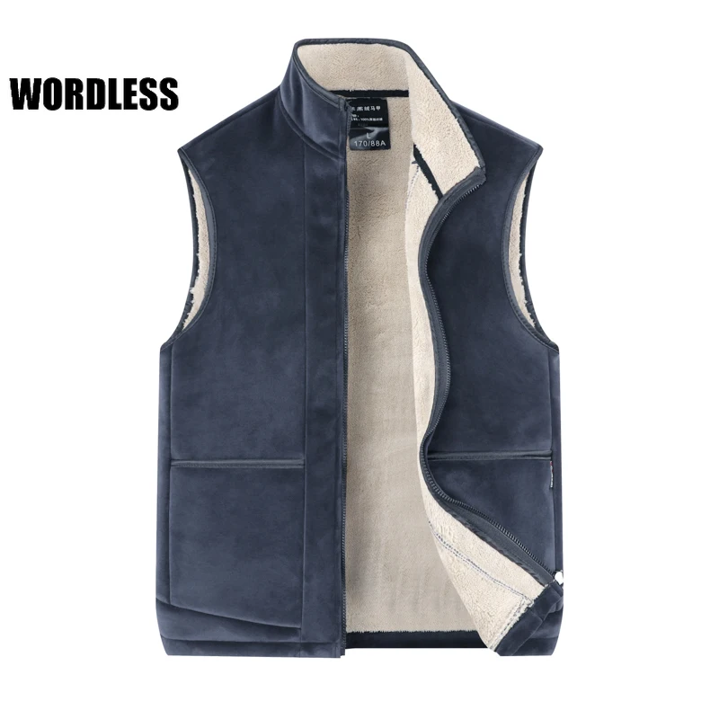 Men's Warm Vest Coat New Autumn Winter Thickened Fashion Casual Warm Zipper Cashmere Liner Sleeveless Vest Jacket Mens Clothing
Men's Warm Vest Coat New Autumn Winter Thickened Fashion Casual Warm Zipper Cashmere Liner Sleeveless Vest Jacket Mens Clothing