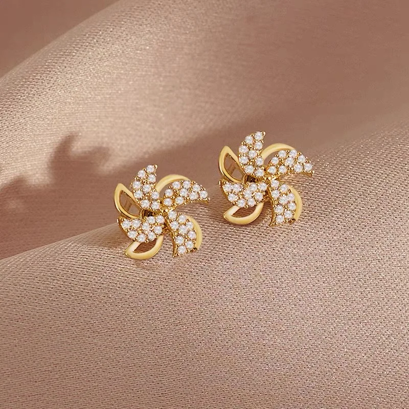 Rotatable windmill earrings temperament female earrings 2021 new all-match earrings women
Rotatable windmill earrings temperament female earrings 2021 new all-match earrings women
