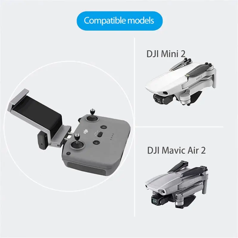 2021 For DJI Mini 2/Mavic Air 2 Remote Control Accessories Newest Aluminum Alloy Tablet Stand Mobile Phone Control Accessories
2021 For DJI Mini 2/Mavic Air 2 Remote Control Accessories Newest Aluminum Alloy Tablet Stand Mobile Phone Control Accessories