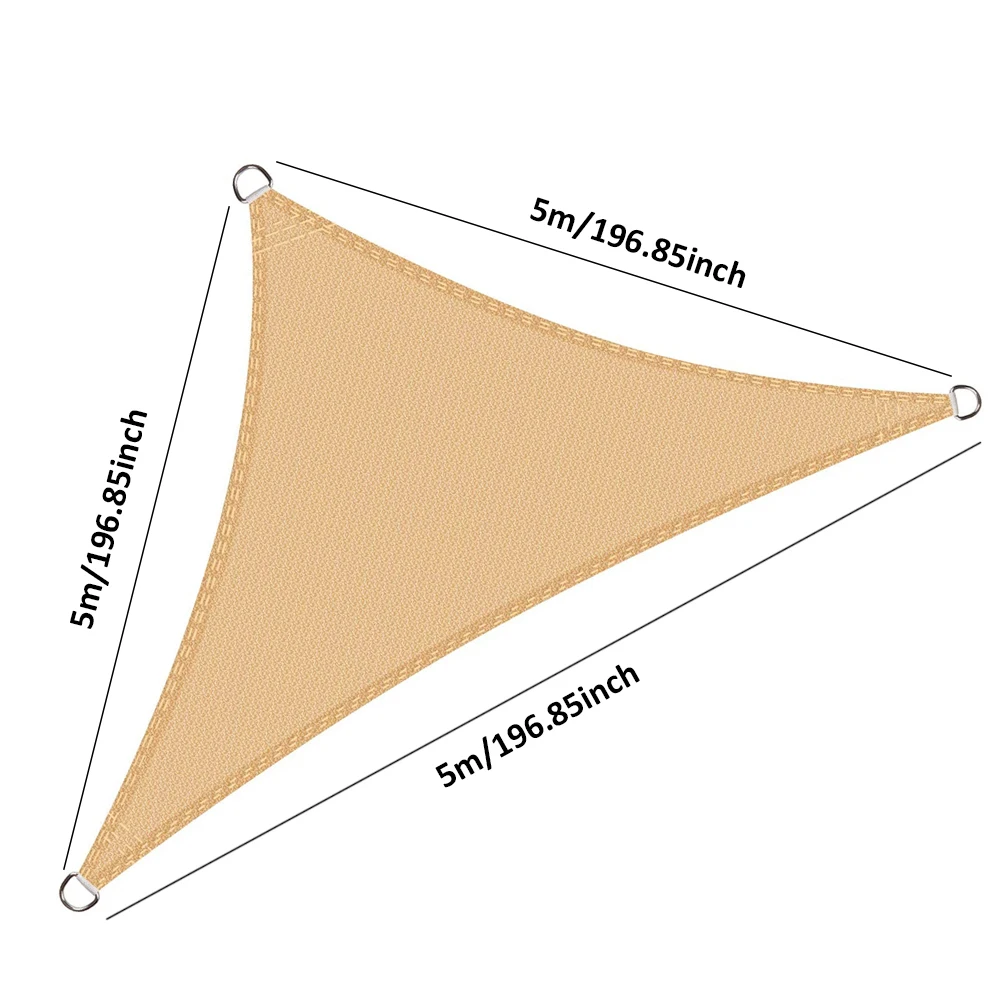 Waterproof Sun Shelter Triangle Sunshade Outdoor Canopy Garden Patio Pool Shades Sail Awning Camping Shade Cloth Large
Waterproof Sun Shelter Triangle Sunshade Outdoor Canopy Garden Patio Pool Shades Sail Awning Camping Shade Cloth Large