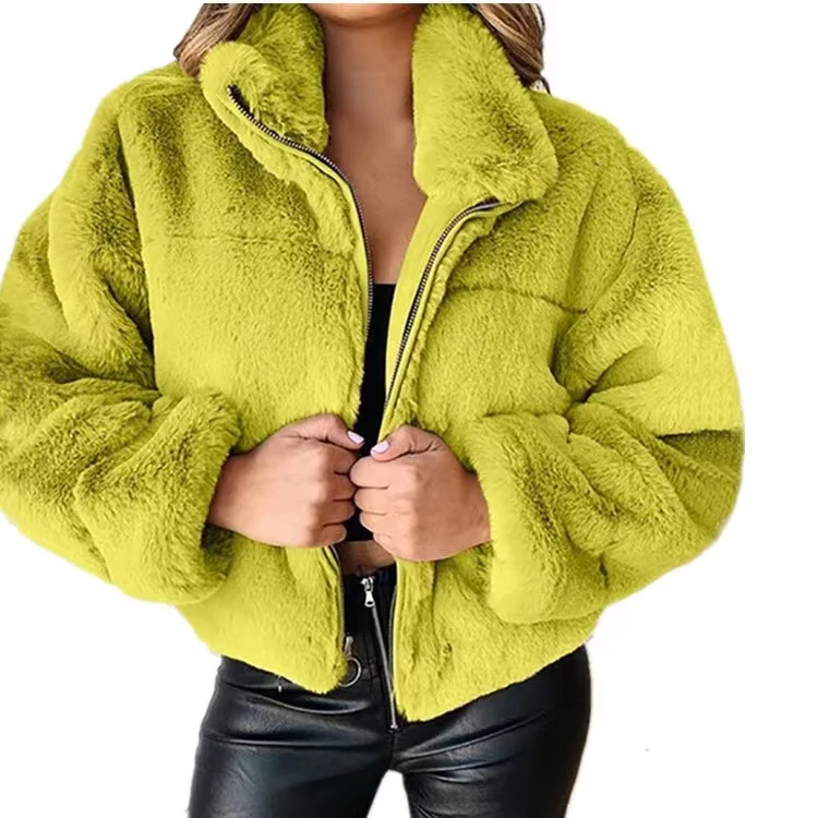 Women winter Essentials loose rabbit fur imitation fur zipper cardigan plush warm jacket 2021 New style thick Girls warm jacket
Women winter Essentials loose rabbit fur imitation fur zipper cardigan plush warm jacket 2021 New style thick Girls warm jacket
