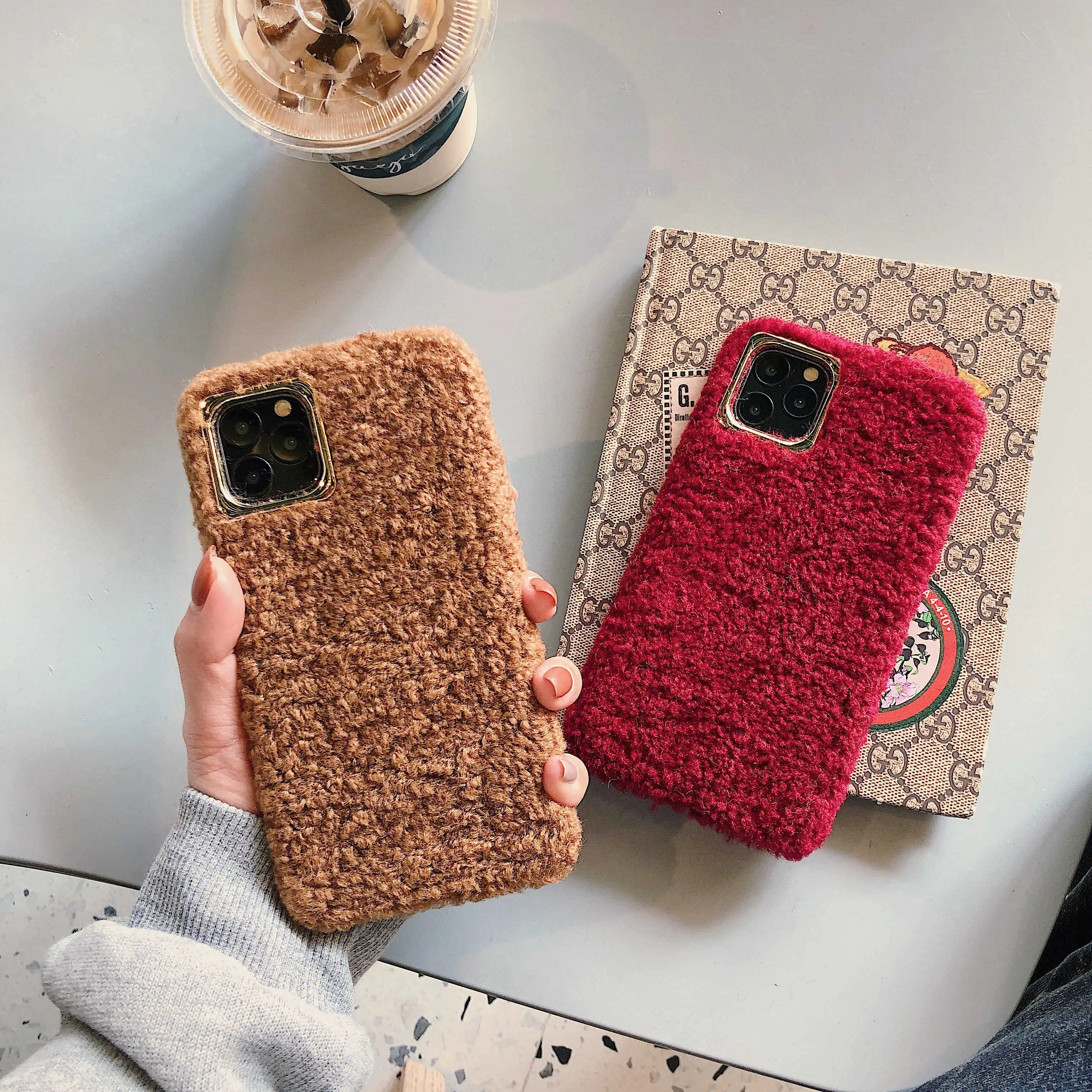 Fluffy Wool Warm Pure Colour Phone Case For iPhone 12 mini 11 Pro Max X XS Max XR 7 8 Plus Camara Protective Soft Cover
Fluffy Wool Warm Pure Colour Phone Case For iPhone 12 mini 11 Pro Max X XS Max XR 7 8 Plus Camara Protective Soft Cover