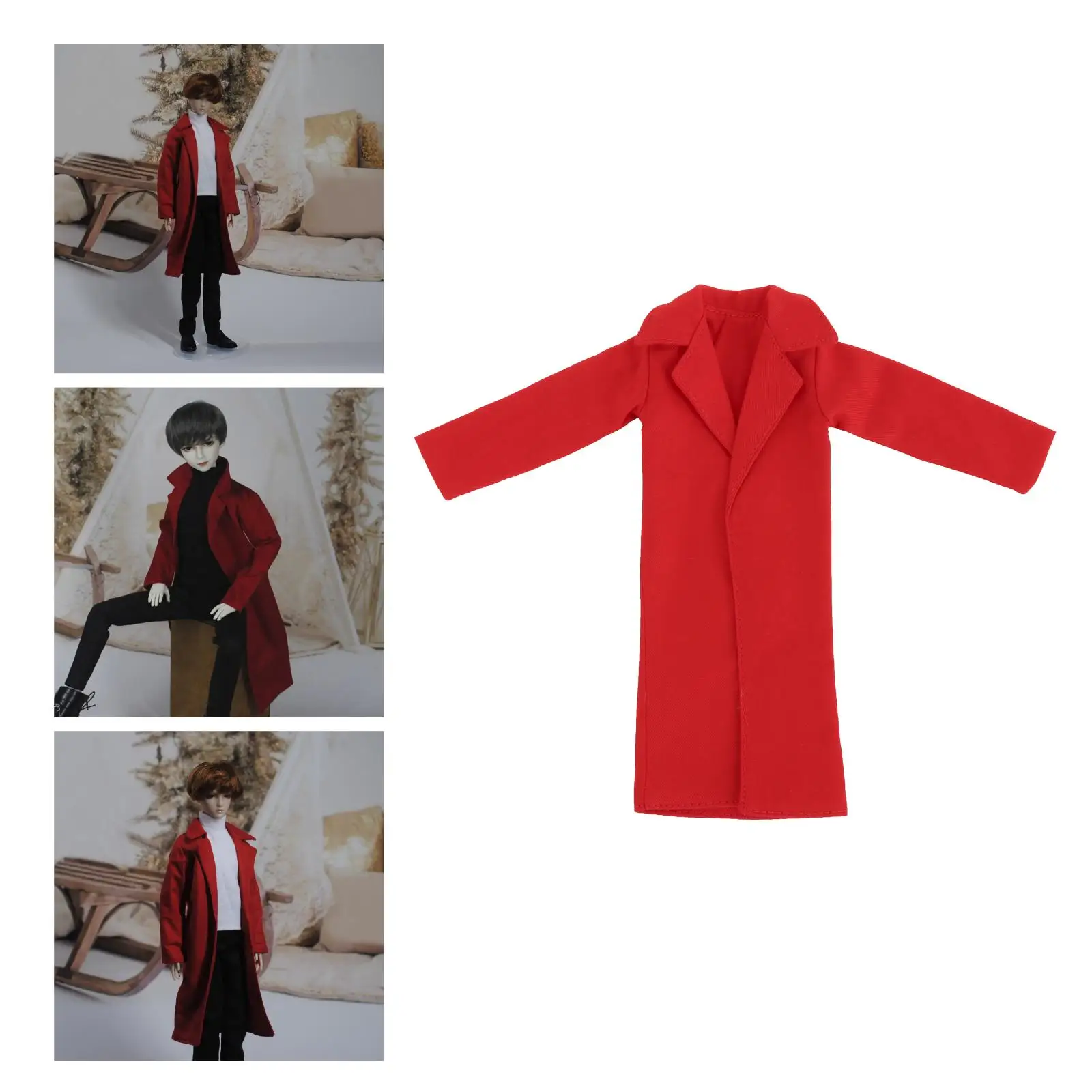 Boy Doll Long Sleeve Lapel Trench Coat Windbreaker Slim Fit Outwear Accessory for 1/6 BJD Doll Clothes Costume 
Boy Doll Long Sleeve Lapel Trench Coat Windbreaker Slim Fit Outwear Accessory for 1/6 BJD Doll Clothes Costume