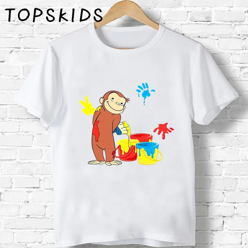 2021 Curious George Cartoon Print Kids T-shirt Girls Boys Monkey Funny Animal Baby Clothes Children Summer Tshirt,HKP5266
2021 Curious George Cartoon Print Kids T-shirt Girls Boys Monkey Funny Animal Baby Clothes Children Summer Tshirt,HKP5266