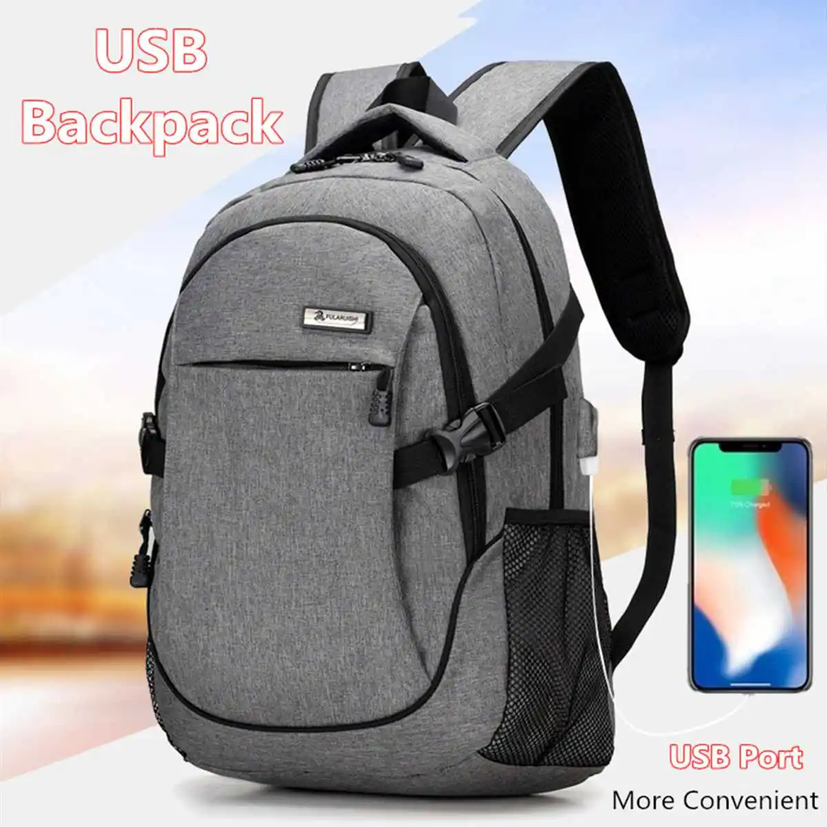 Aequeen Anti Theft Backpack USB Charging Men Women Brand Travel Back Pack School Bag Teenage Male Mochila sac a dos Laptop Bags
Aequeen Anti Theft Backpack USB Charging Men Women Brand Travel Back Pack School Bag Teenage Male Mochila sac a dos Laptop Bags