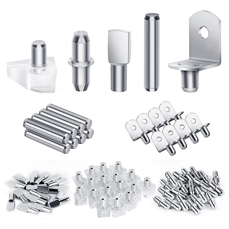 120Pcs Shelf Pegs Kit, 5 Styles Shelf Pins Shelf Support Pegs, Cabinet Shelf Pegs for Shelves Bookcase Bookshelf Pegs
120Pcs Shelf Pegs Kit, 5 Styles Shelf Pins Shelf Support Pegs, Cabinet Shelf Pegs for Shelves Bookcase Bookshelf Pegs