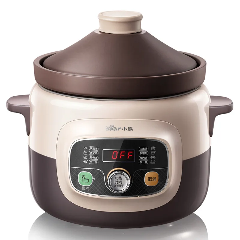 Electric Cooker Purple Sand Slow Cooker Household Automatic Large-capacity Porridge Soup Pot
Electric Cooker Purple Sand Slow Cooker Household Automatic Large-capacity Porridge Soup Pot