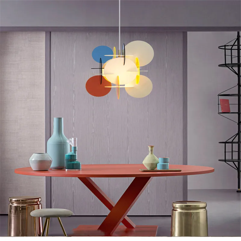 Nordic modern LED color Pendant lights home living room bedroom study gloss Pendant lights
Nordic modern LED color Pendant lights home living room bedroom study gloss Pendant lights