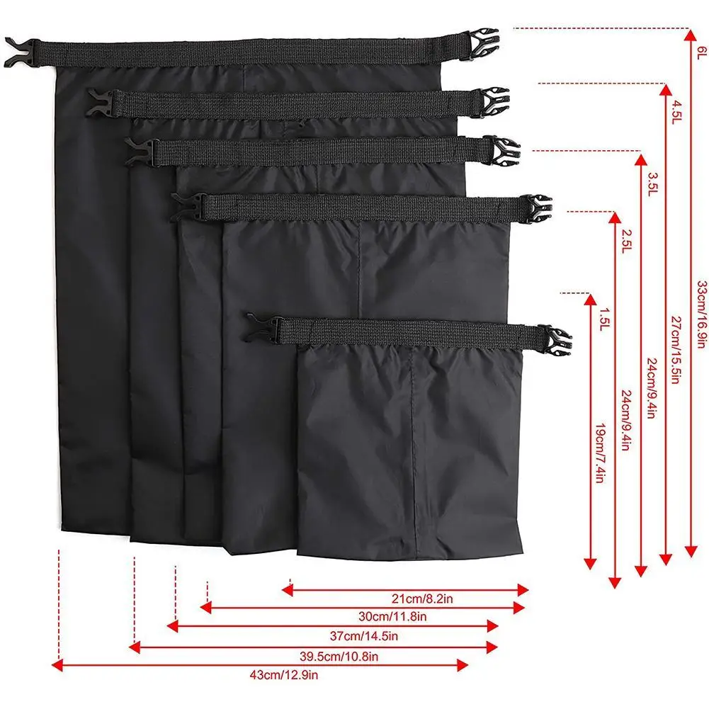 5pcs/set Storage Bag Of Multi-functional Lightweight Bag Five-piece Tracing For River Bag Rafting Waterproof Waterproof And Q1A5
5pcs/set Storage Bag Of Multi-functional Lightweight Bag Five-piece Tracing For River Bag Rafting Waterproof Waterproof And Q1A5