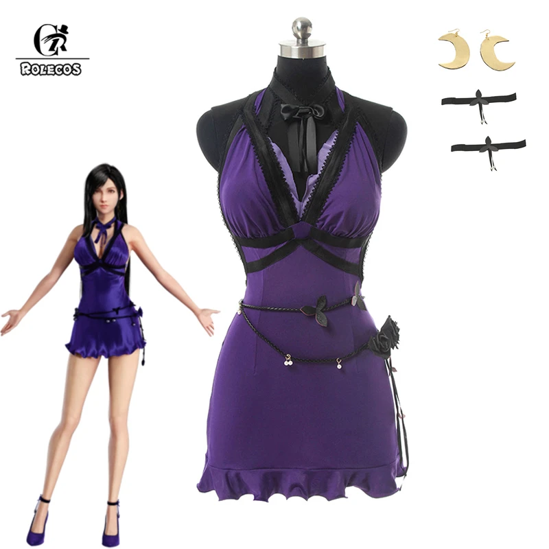 ROLECOS Tifa Lockhart Cosplay FF7 Tifa Remake Costume for Women Sexy Dress Halloween Costume Evening Dress for Party Game
ROLECOS Tifa Lockhart Cosplay FF7 Tifa Remake Costume for Women Sexy Dress Halloween Costume Evening Dress for Party Game