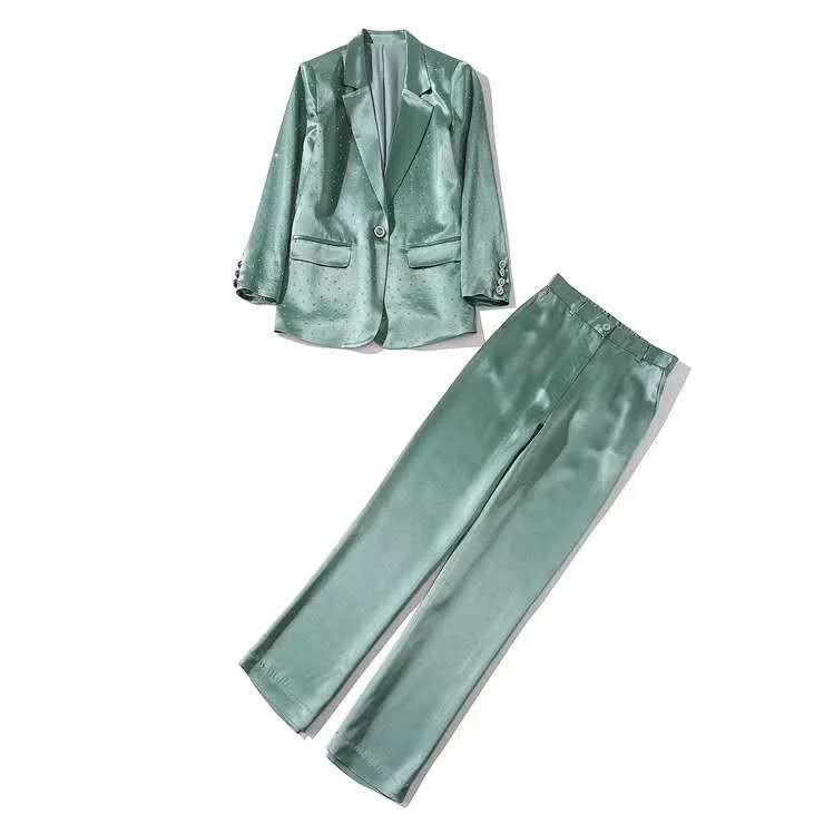 Женская одежда в европейском и американском стиле, новинка зимы 2020, стильный жакет с длинным рукавом и штаны, модный костюм из двух предмето... 
Женская одежда в европейском и американском стиле, новинка зимы 2020, стильный жакет с длинным рукавом и штаны, модный костюм из двух предмето...