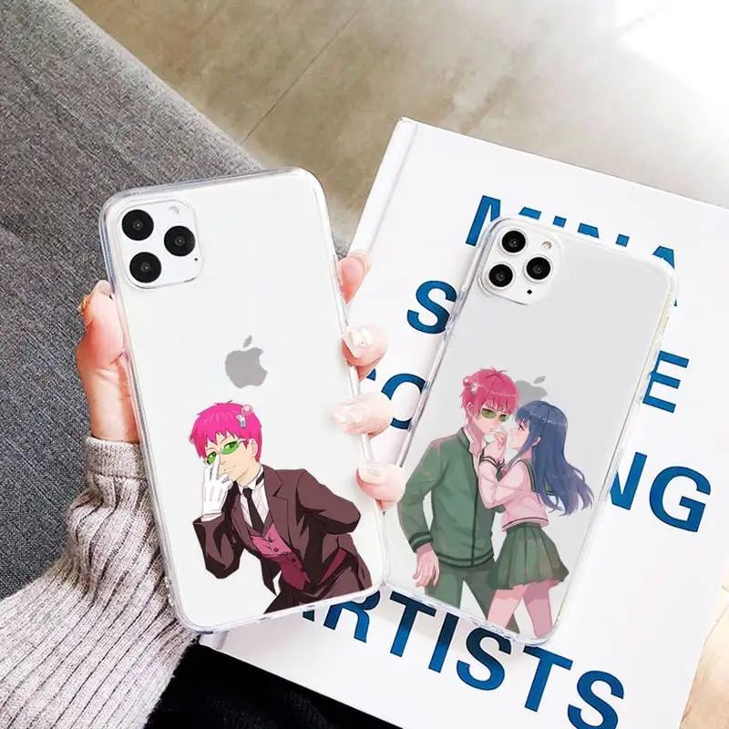 The Disastrous Life of Saiki K anime Phone Case Transparent soft For iphone 12 11 13 7 8 6 s plus x xs xr pro max mini
The Disastrous Life of Saiki K anime Phone Case Transparent soft For iphone 12 11 13 7 8 6 s plus x xs xr pro max mini
