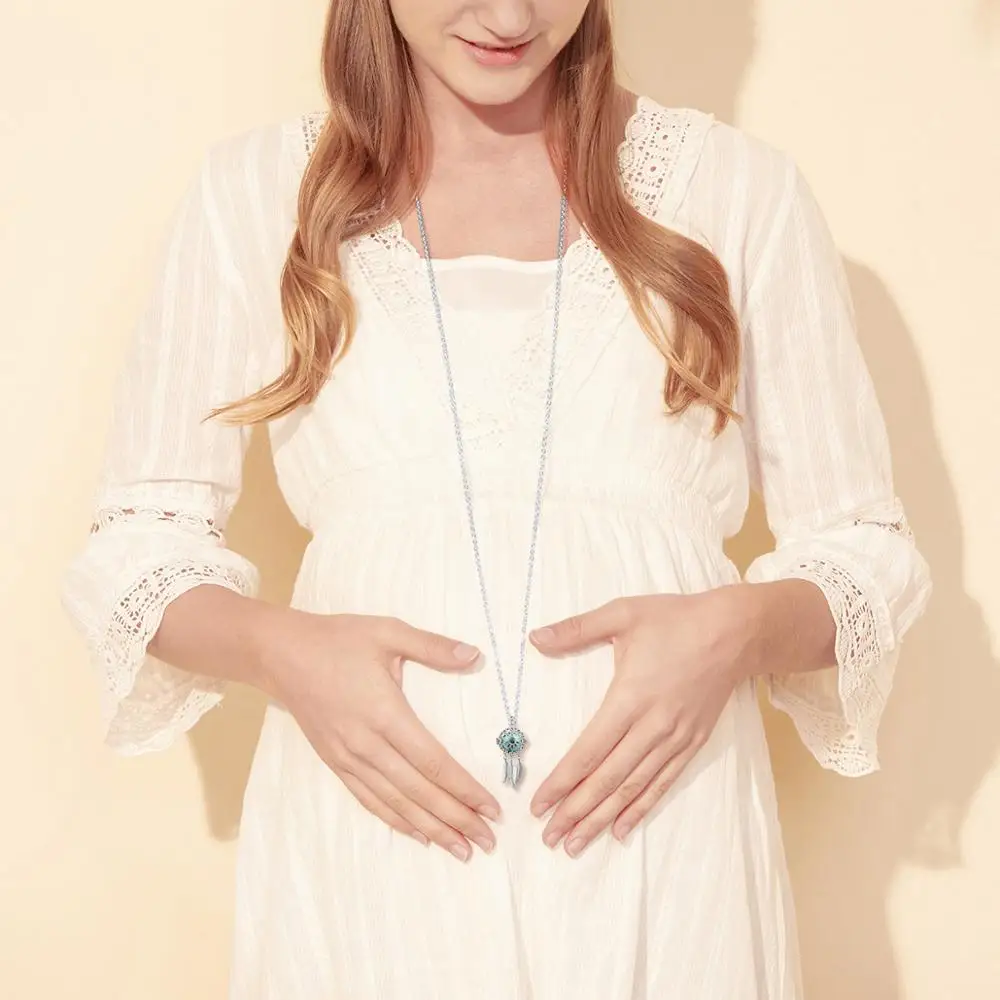 EUDORA 18mm cage charm Dreamcatcher Harmony bola Ball Necklace Collar 45" Long Angel Callar Necklace for Pregnant Women K225N18
EUDORA 18mm cage charm Dreamcatcher Harmony bola Ball Necklace Collar 45" Long Angel Callar Necklace for Pregnant Women K225N18