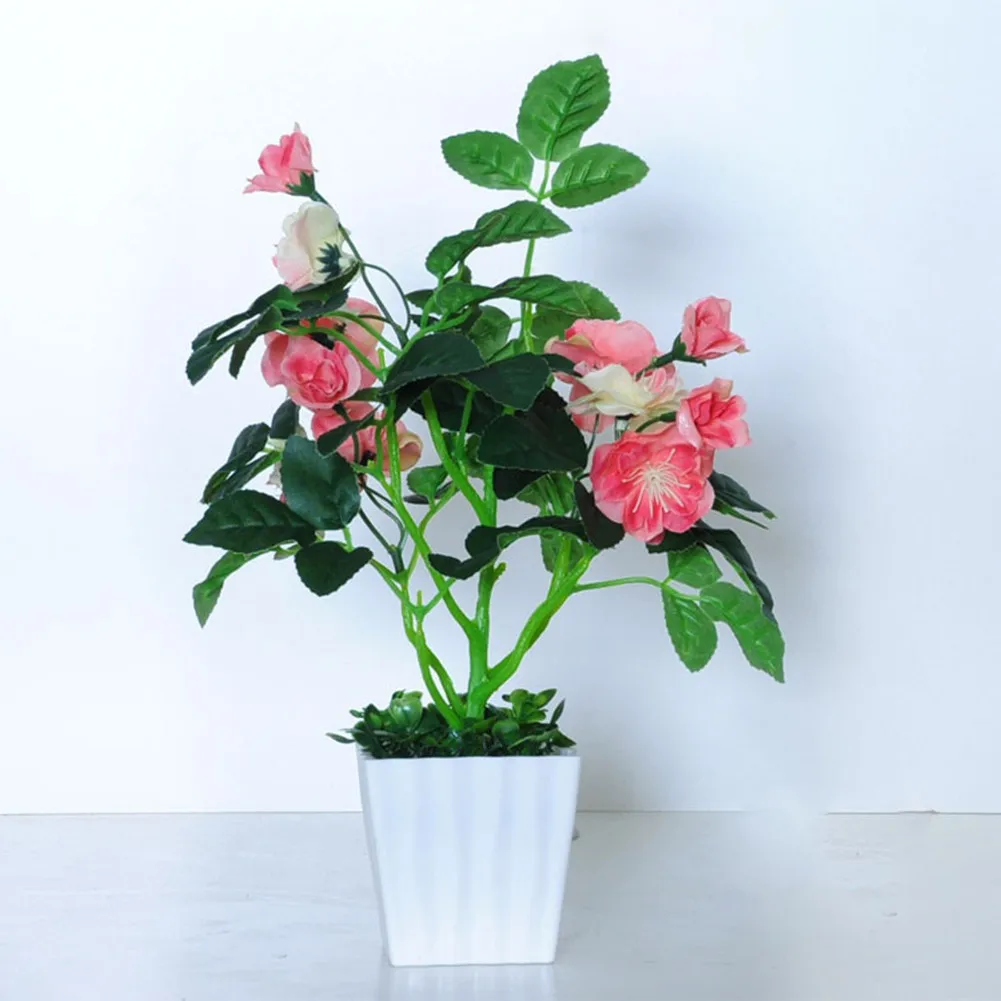 1pc Fake Flower Potted Artificial Tree Flower Plant Bonsai Small Tree Potted Bonsai For Wedding Party Decor Home Garden Ornament
1pc Fake Flower Potted Artificial Tree Flower Plant Bonsai Small Tree Potted Bonsai For Wedding Party Decor Home Garden Ornament