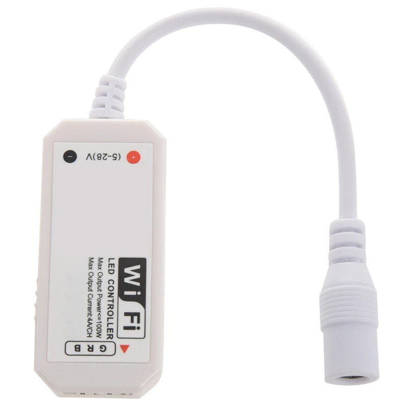 LED WiFi Remote Controller Works with Alexa/Google Home Voice Control for 5050/3528 RGB LED Strip Lights Change/Dimmer/Timer/Sou
LED WiFi Remote Controller Works with Alexa/Google Home Voice Control for 5050/3528 RGB LED Strip Lights Change/Dimmer/Timer/Sou