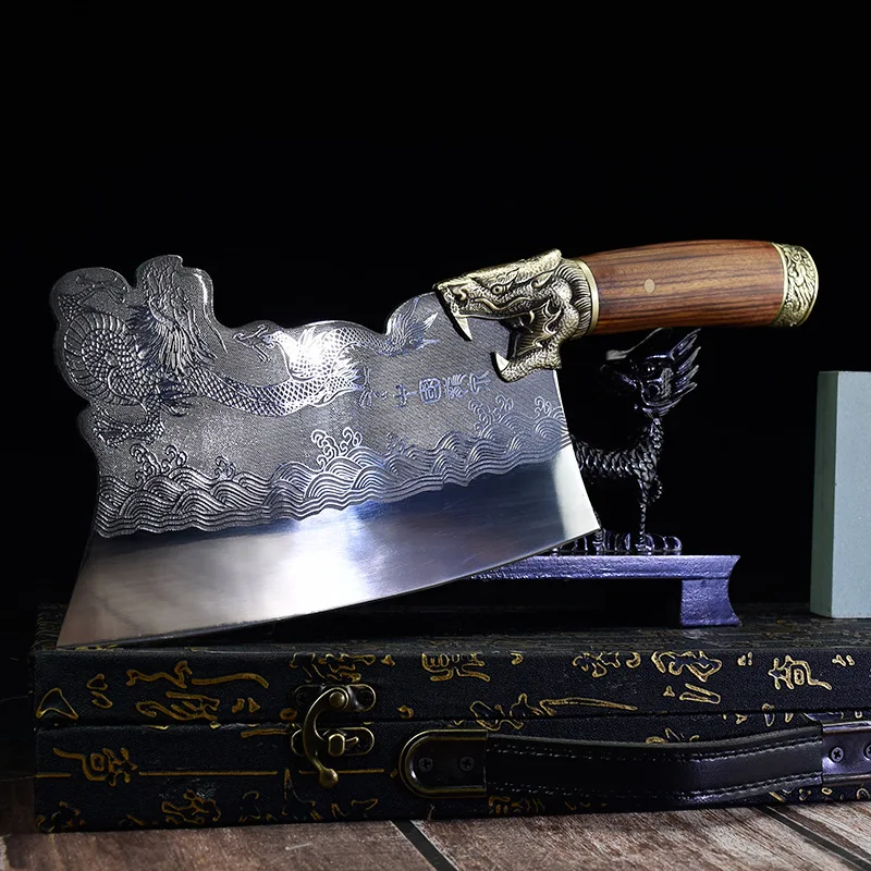 Острые фиксированные лезвия ручной работы, китайский мясной нож шеф-повара, мясной резак для резки овощей, кухонные инструменты для готовки, измельчитель костей
Острые фиксированные лезвия ручной работы, китайский мясной нож шеф-повара, мясной резак для резки овощей, кухонные инструменты для готовки, измельчитель костей