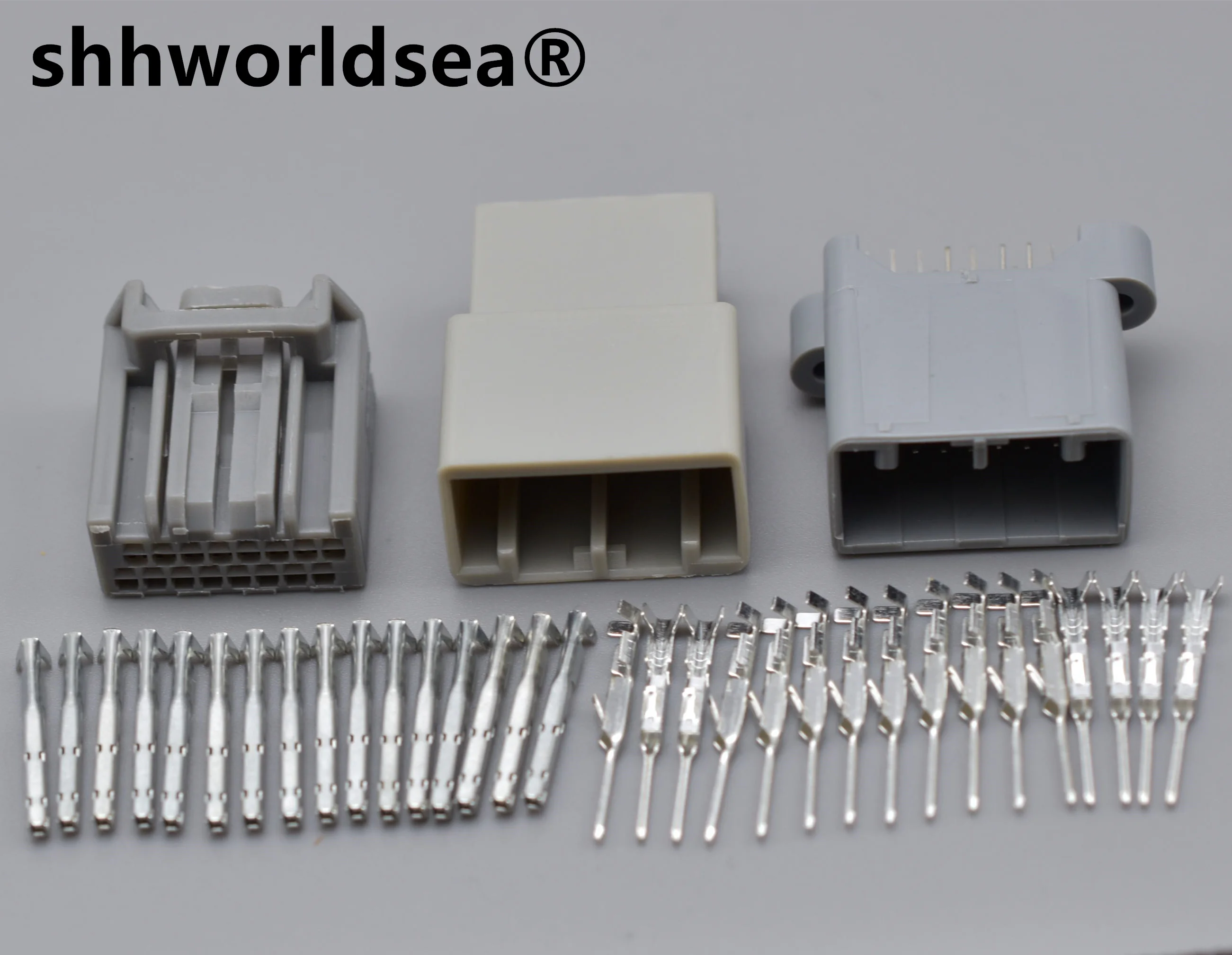 

Shhworldsea 16-контактный разъем 1,0 мм Штекерный гнездовой разъем для автомобиля Honda DJ7165C-1.0-10-21