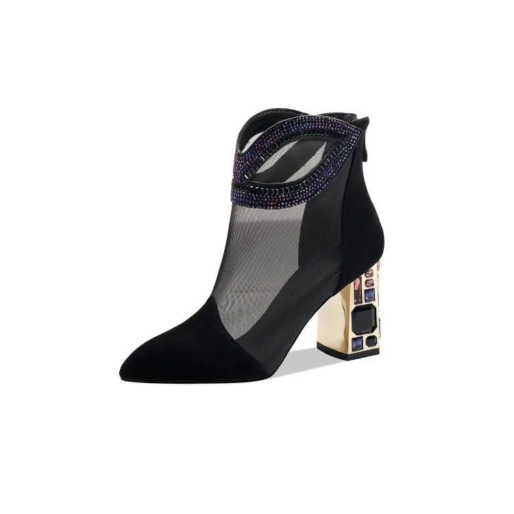 Pointed thick heel sandals women's 2021 spring and summer new sandals women's high heel diamond large gold net
Pointed thick heel sandals women's 2021 spring and summer new sandals women's high heel diamond large gold net