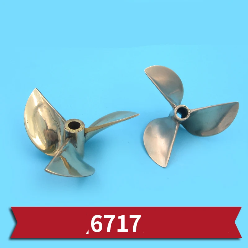 1PC Three-blade 6717 Propeller 67mm Copper Propellers CW CCW 6.35mm Hole Props P1.7 Brass Paddle for RC Gasoline Boats Shafting
1PC Three-blade 6717 Propeller 67mm Copper Propellers CW CCW 6.35mm Hole Props P1.7 Brass Paddle for RC Gasoline Boats Shafting