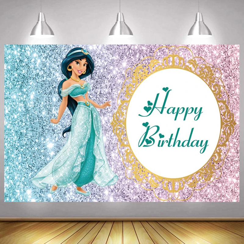 Custom Shiny Princess Backdrop Jasmine Child Girls Birthday Party Decor Banner Baby Shower Photography Background Cartoon Studio
Custom Shiny Princess Backdrop Jasmine Child Girls Birthday Party Decor Banner Baby Shower Photography Background Cartoon Studio
