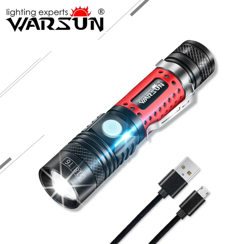 WARSUN 518 3,7 V Высокая Мощность Водонепроницаемый зум ручка клип Перезаряжаемые 18650 Батарея USB зарядка Led недорогой фонарик 3 цвета фонарь
WARSUN 518 3,7 V Высокая Мощность Водонепроницаемый зум ручка клип Перезаряжаемые 18650 Батарея USB зарядка Led недорогой фонарик 3 цвета фонарь