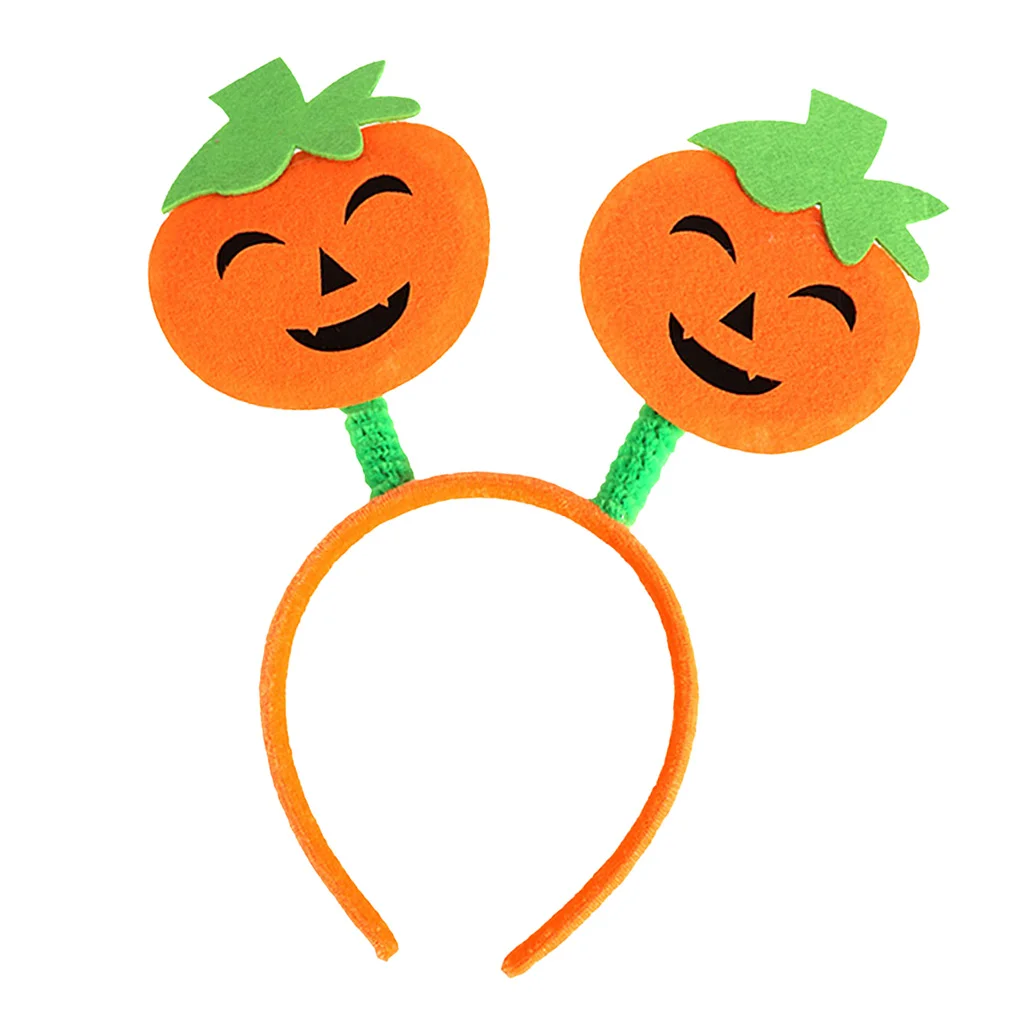 

Children Cute 3D Shaking Pumpkin Headband Halloween Costume Decoration Hair Hoop Trick Treat Party Props for Kids