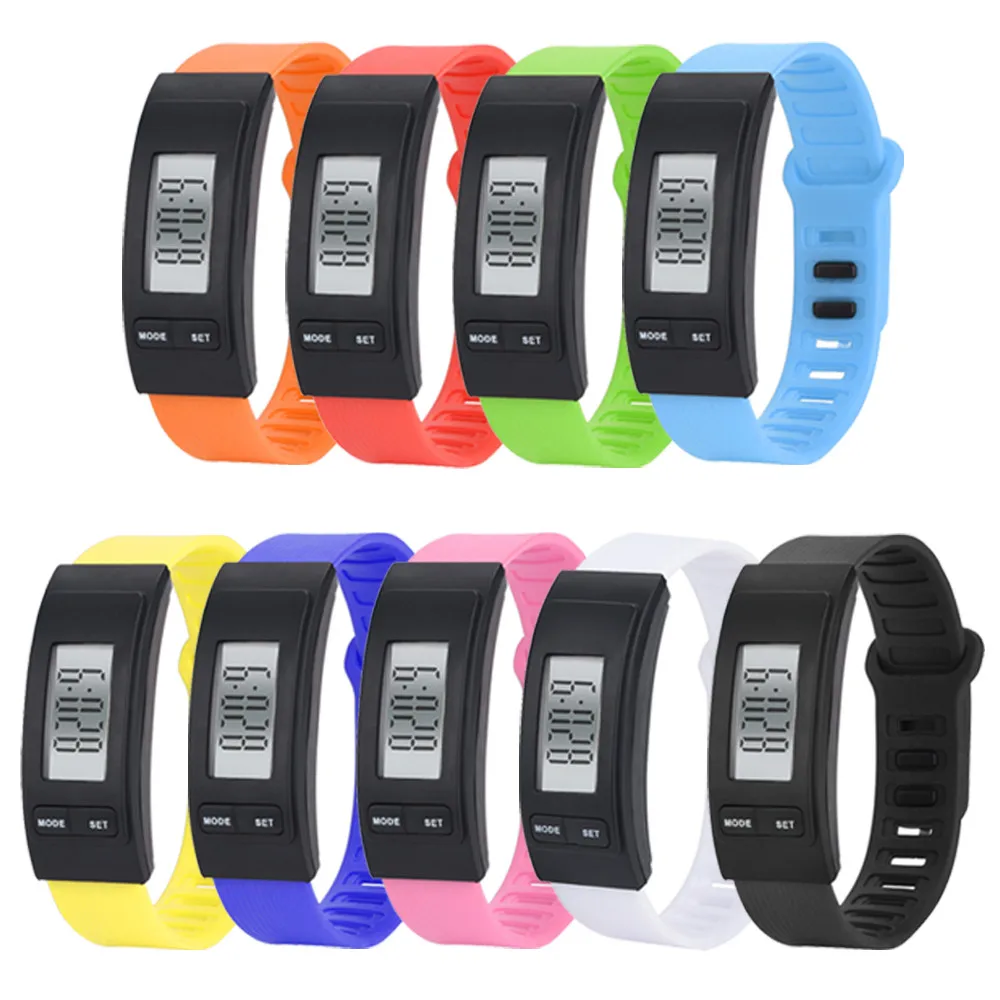 Men's and women's pedometer electronic watch Run Step Watch bracelet calorie counter digital LCD walking distance W*
Men's and women's pedometer electronic watch Run Step Watch bracelet calorie counter digital LCD walking distance W*