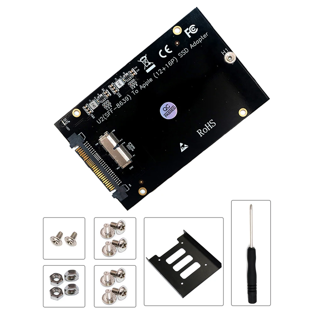 Адаптер SSD M2 PCIe к SFF-8639 U.2, адаптер 3,5 "SSD кронштейн для MacBook Air Pro Retina 2013 2014 2015 2016 2017 12 + 16pin M2 SSD
Адаптер SSD M2 PCIe к SFF-8639 U.2, адаптер 3,5 "SSD кронштейн для MacBook Air Pro Retina 2013 2014 2015 2016 2017 12 + 16pin M2 SSD