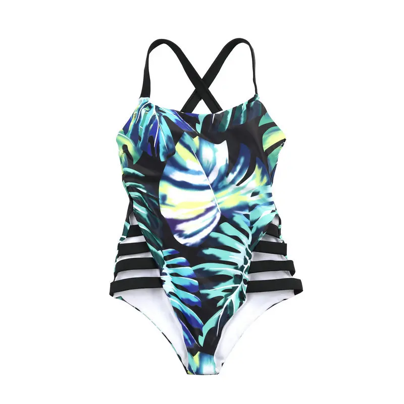 Hot Selling Women's One Piece Beach Swimsuit European and American Sexy Green Leaf Backless Bikini Swimsuit
Hot Selling Women's One Piece Beach Swimsuit European and American Sexy Green Leaf Backless Bikini Swimsuit