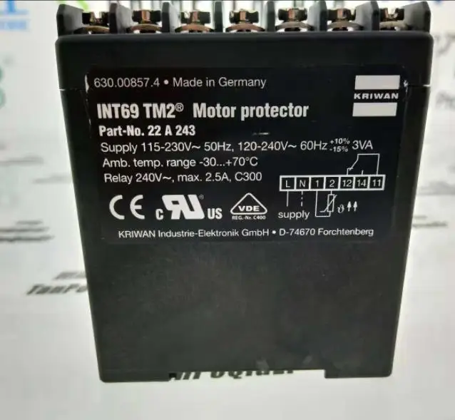 New original German KRIWAN INT69 TM2 22A243 22A253 22A263 Diagnose module distributor compressor protection
New original German KRIWAN INT69 TM2 22A243 22A253 22A263 Diagnose module distributor compressor protection