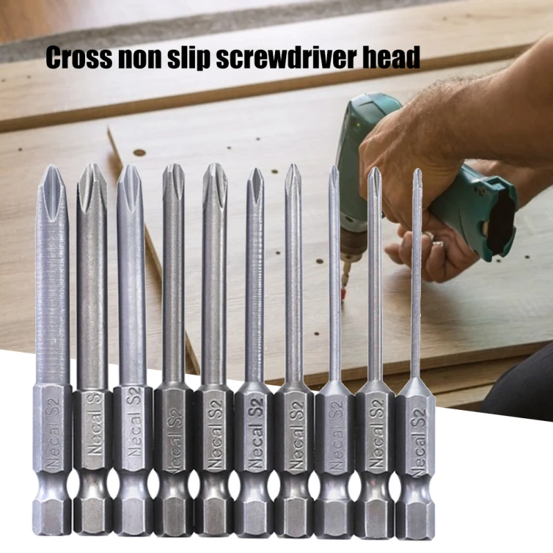 10pcs 1/4" 6.35mm Hex Shank Electric Screwdriver Bits Magnetic Anti Slip S2 Alloy Steel Bit for Electric Screwdriver Power Tools
10pcs 1/4" 6.35mm Hex Shank Electric Screwdriver Bits Magnetic Anti Slip S2 Alloy Steel Bit for Electric Screwdriver Power Tools