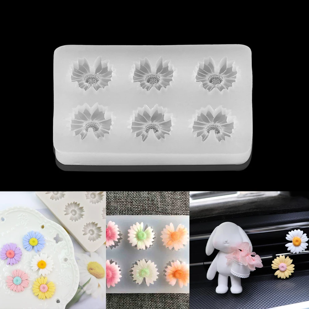 Crystal 3D Daisy Flower Decorator Silicone Molds Soap UV Epoxy Resin Moulds Pendant Crafts for DIY Jewelry Making Accesscories
Crystal 3D Daisy Flower Decorator Silicone Molds Soap UV Epoxy Resin Moulds Pendant Crafts for DIY Jewelry Making Accesscories