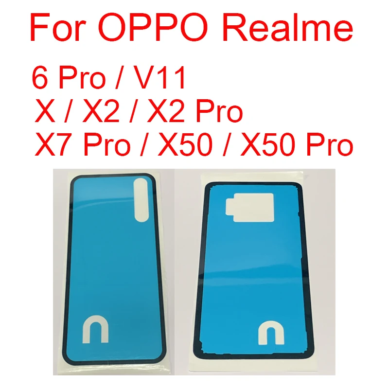 2pcs Back Battery Housing Cover Sticker Adhesive For OPPO Realme 6 V11 X X2 X7 X50 Pro Adhesive Sticker Glue Tape Repair Parts
2pcs Back Battery Housing Cover Sticker Adhesive For OPPO Realme 6 V11 X X2 X7 X50 Pro Adhesive Sticker Glue Tape Repair Parts
